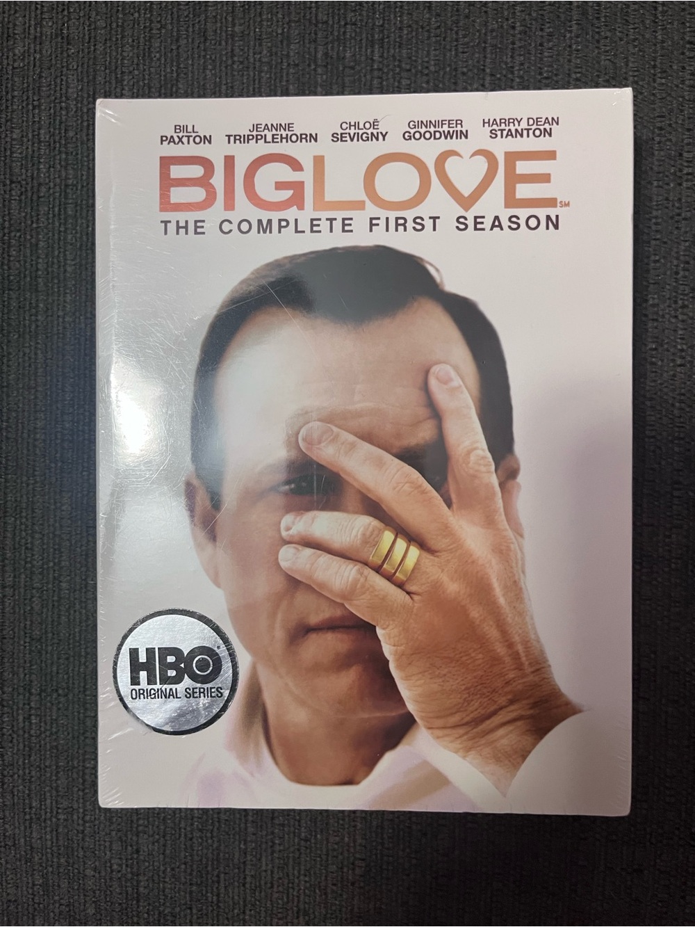 BIG LOVE The Complete First Season DVD - White + Gold Cover